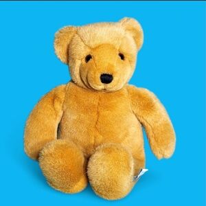 Vintage OshKosh B'gosh Eden Toys Teddy Bear Plush Stuffed Animal 15"